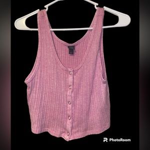 Wild Fable Pink Cropped Tank Top
